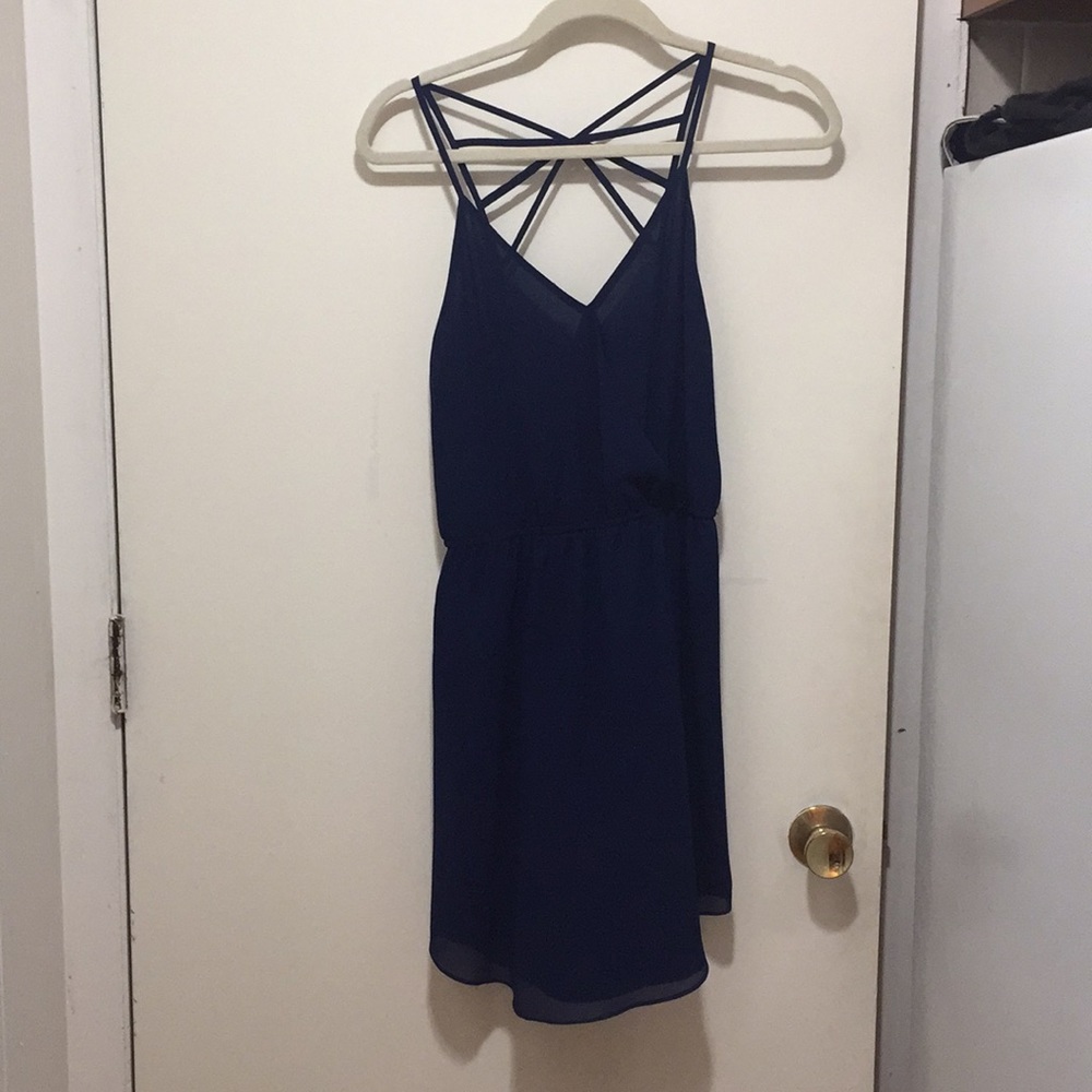 Navy blue dress